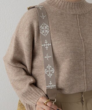 russet アレンジショルダーベルト［Monogram］(CE-1099) Beige（ゴールド金具）