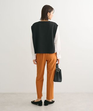 Green Parks リップルドッキングシャーリングプルオーバー Off White