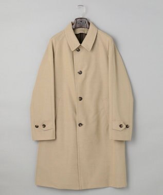 GOTAIRIKU 【山栄毛織】コットンモヘヤ ラグラン コート ベージュ系