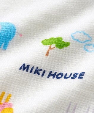 MIKI HOUSE HOT BISCUITS 【ミキハウス】 ガーゼスリーパー マルチカラー