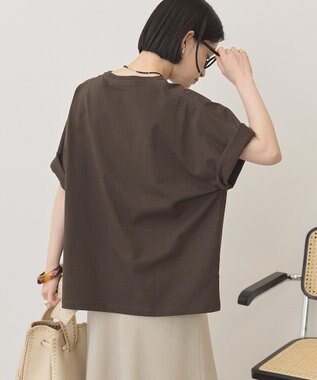 AMERICAN HOLIC BROOKLYN ロゴTシャツ Brown