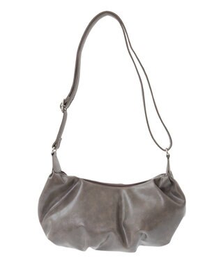 CRAFT STANDARD BOUTIQUE ヴィンテージライクギャザーショルダーバッグ Gray