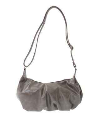 CRAFT STANDARD BOUTIQUE ヴィンテージライクギャザーショルダーバッグ Gray