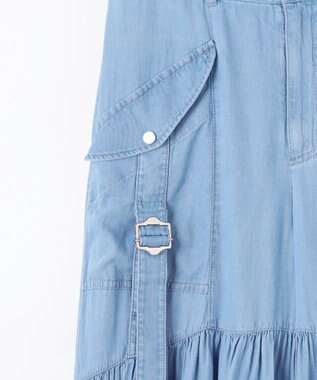 GRACE CONTINENTAL ワークワイドパンツ インディゴ