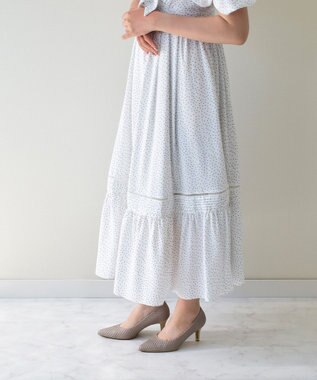 Bridget Birkin 【Bridget Birkin】メッシュ生地高寸パンプス オーク雑材