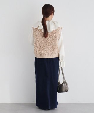 CRAFT STANDARD BOUTIQUE ヴィンテージライクギャザーショルダーバッグ Gray