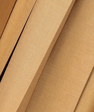 #Newans 〈花乃まりあさんコラボ〉ワイドプリーツワンピース ブラウン