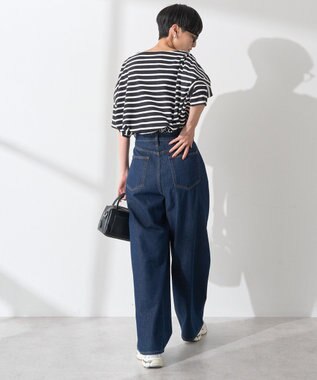 AMERICAN HOLIC バスクボーダー半袖プルオーバー Black