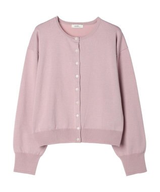 earth music&ecology ＵＶカット加工　ベーシックカーディガン Light Pink