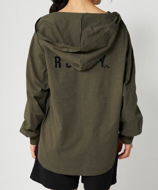 OP／FILA 【RUSTY】ミニ裏毛プルパーカー付き4点セット水着 カーキ