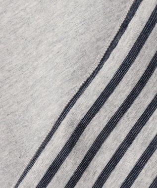 J.PRESS MEN ハーフジップ プルオーバースウェット ライトグレー系