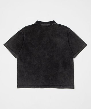 WEGO 【ユニセックス着用ITEM】ブリーチグラフィックポロシャツ（SS） ブラックその他