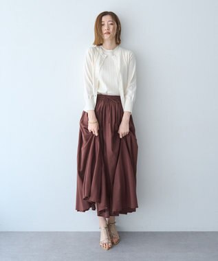 YECCA VECCA 【マシンウォッシャブル】カーディガン Off White