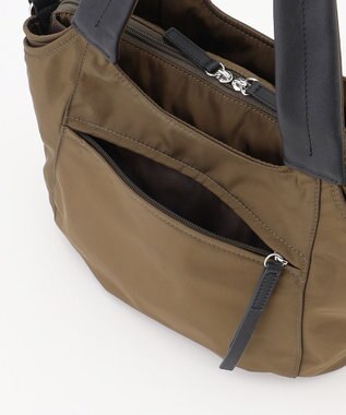 Y'SACCS ふんわりラウンド2WAYトート Sサイズ カーキ