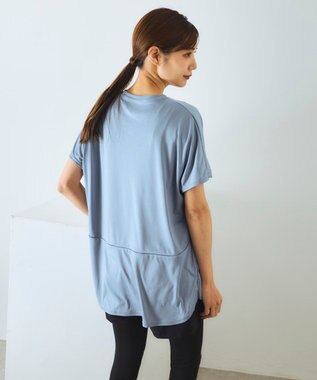 OP／FILA 【Kappa】半袖FITウェア３点セット水着 ブルー