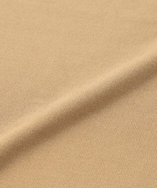 UNFILO 【洗える/抗菌防臭】マイビューティーニット Vネックワンピース キャメル