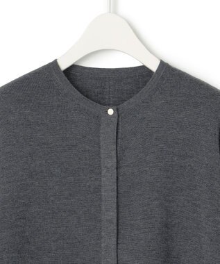 ICB 【洗える】エクストラファインメリノ カーディガン ミディアムグレー系