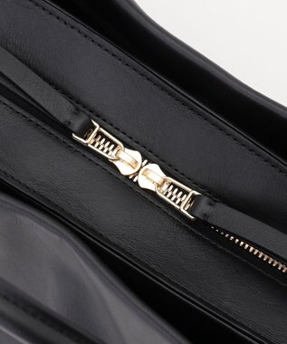 BEIGE， 【一部店舗限定】MARY AL TERNA / RIKYU レザーハンドバック Black