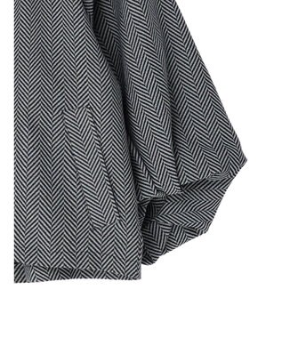 Green Parks ・ｆｕｒｒｙ　ｒａｔｅ　ヘリンボーンタックジャケット Black