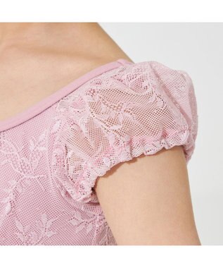 Chacott スカート付レオタード グレイッシュローズ