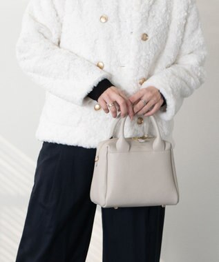 INTER-CHAUSSURES 【CHRISTIAN VILLA】ベーシックレザーハンドバッグ