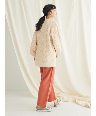 CRAFT STANDARD BOUTIQUE ピグメントツイル　Ｗタックリラックスパンツ Orange