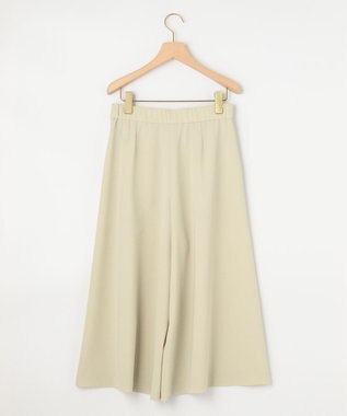 組曲 【洗える】ライトツイルストレッチセーラー パンツ グリーン系