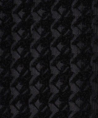 ICB L ハウンドトゥースフロッキーレース ワンピース ブラック系