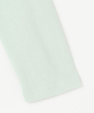 ANY KIDS アニマル×フルーツ 長袖 Tシャツ ライム×ネコ