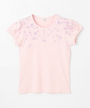 組曲 KIDS 【150-160㎝】ミスティフラワー Tシャツ ピンク