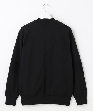 23区GOLF ウォッシャブルでお手入れも楽！【23Fondation/MEN】ニットブルゾン ブラック系