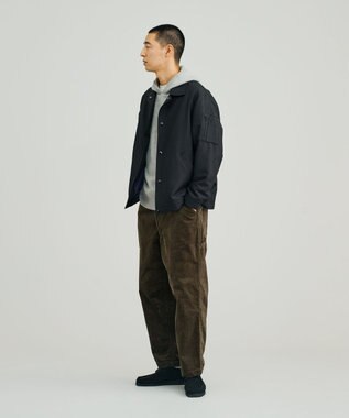 J.PRESS YORK STREET 【UNISEX】ウールカシミヤ フーディニット ライトグレー系