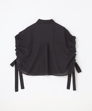 GRACE CONTINENTAL ショートポンチョシャツ ブラック