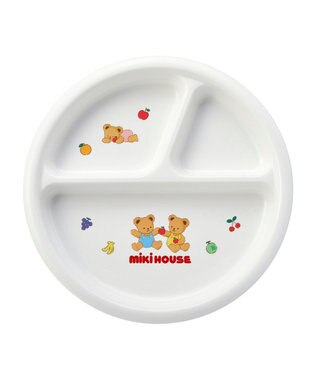 MIKI HOUSE HOT BISCUITS 【ミキハウス】 テーブルウェアセット 白