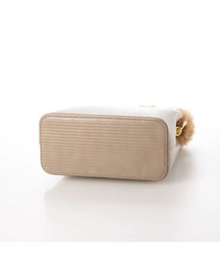 UNBILLION cachecache スパイラルエコファーハンドルスクエアミニショルダー オーク