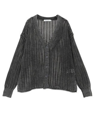 AMERICAN HOLIC メッシュカーディガン Charcoal Gray