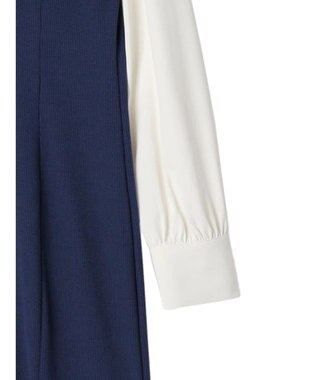 earth music&ecology ビスチェ風ドッキングワンピース Blue