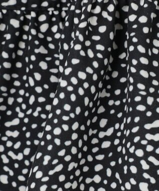 ANY KIDS 総柄スカパン ブラック系×ドット