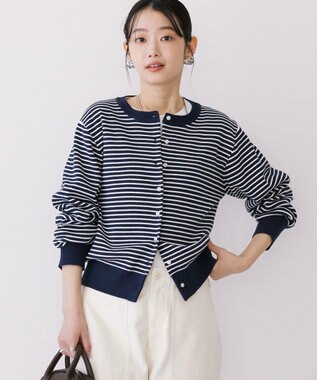 AMERICAN HOLIC クルーネックニットカーディガン