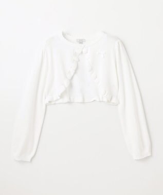 ANY KIDS ニットカーディガン オフホワイト