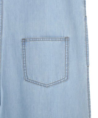 AMERICAN HOLIC バックリボンデニムオールインワン Light Indigo