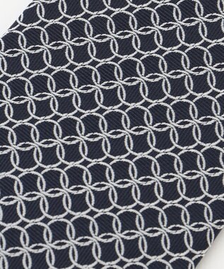 KASHIYAMA KASHIYAMAオリジナル【JAPAN MADE】サークルネクタイ ネイビー