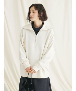 CRAFT STANDARD BOUTIQUE 　裏毛セーラーカラーＺＩＰプルオーバー