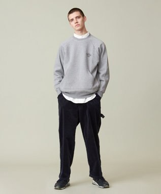J.PRESS YORK STREET 【UNISEX】クルーネック プルオーバー スウェット ライトグレー系