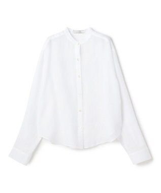 BEIGE， HALITE / リネンシアー オーバーサイズシャツ White
