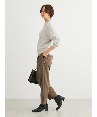 Green Parks フェザーモックネックニットプルオーバー Light Gray