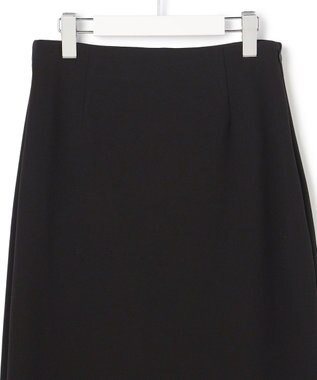 23区 【先行予約】ダブルフェイスジャージー Iラインスカート ブラック系