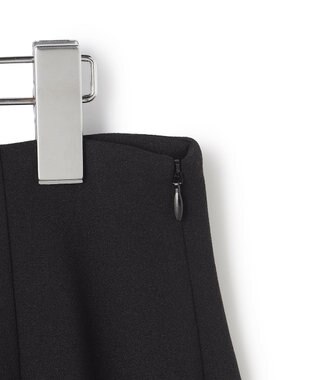 23区 【先行予約】ダブルフェイスジャージー Iラインスカート ブラック系