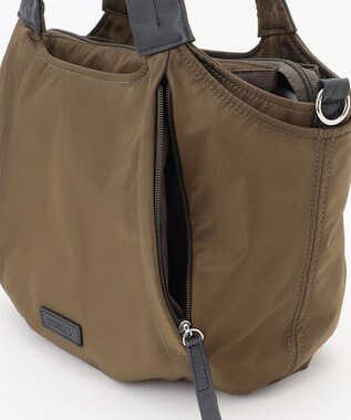 Y'SACCS ふんわりラウンド2WAYトート Sサイズ カーキ