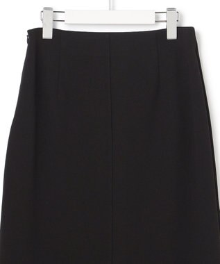 23区 【先行予約】ダブルフェイスジャージー Iラインスカート ブラック系